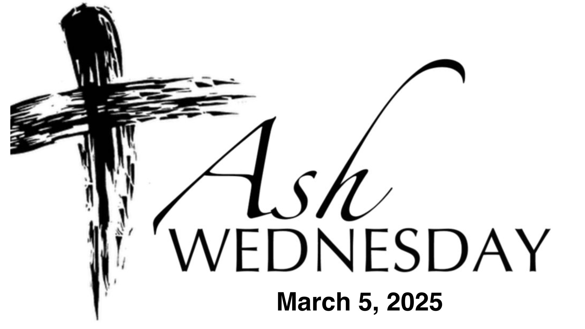 Ash Wednesday - 7 pm